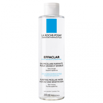 La Roche Posay Effaclar EAU Micellaire Purifiante Διάλυμα Ντεμακιγιάζ για Λιπαρό και Ευαίσθητο Δέρμα 200ml